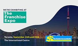 TaxAssist Accountants looks forward to seeing you at the Toronto Franchise Expo